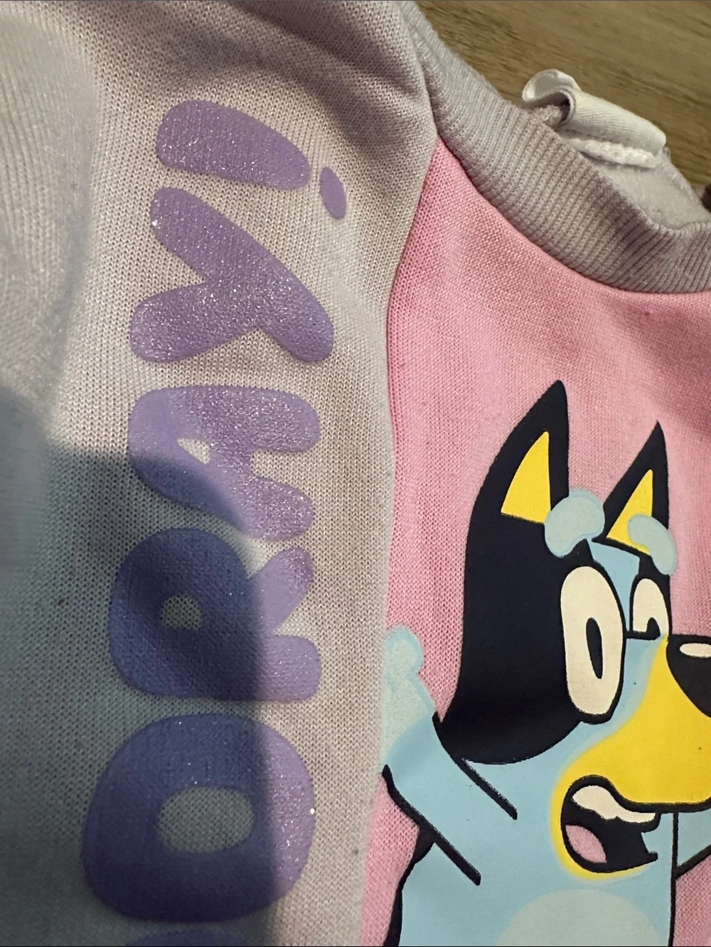 Kids Pink & Lavender Cartoon Matching Set - Brand